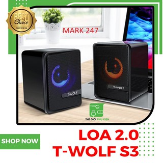 Loa 2.0 t-wolf s3- âm thanh cực hay.
