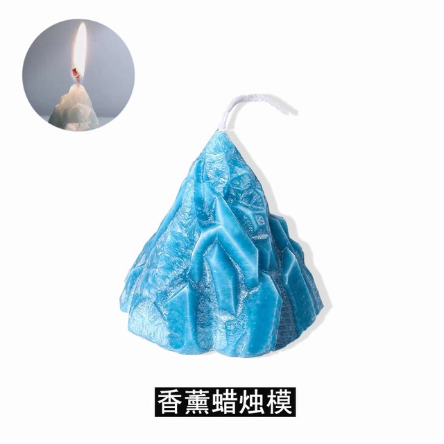 Khuôn Silicone Làm Kem / Đá Viên Hình Núi Lửa Tuyết / Núi Lửa 3D DIY