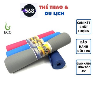 Thảm tập yoga gym giá rẻ chống trượt siêu dày siêu êm 568 LYPROEVA