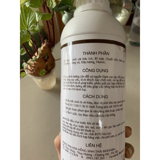 Vi sinh trứng - Humic (1 lít)