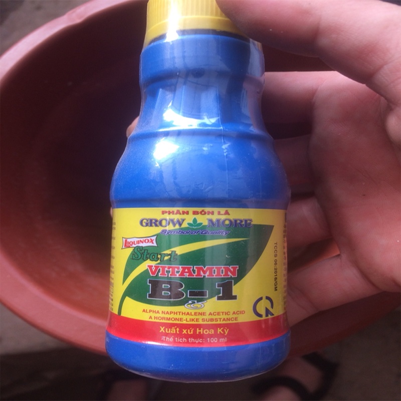 Vitamin B1 Growmore Hoa Kỳ 100ml Phân bón vi lượng điều hoà sinh trưởng – Dịch chiết cây Yucca