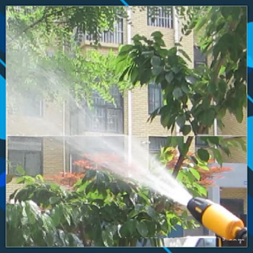 Vòi Xịt❤️FREESHIP🚛 Bộ dây vòi xịt nước rửa xe, tưới cây ✔, tăng áp 3 lần, loại 7m, 10m 206319 cút sập, + 🎁 đai