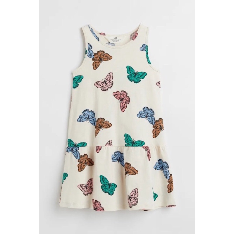 Váy sát cánh cotton bé gái Hm