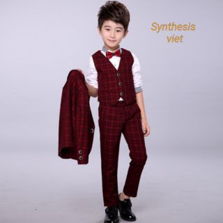 Bộ vest dạ cho bé trai