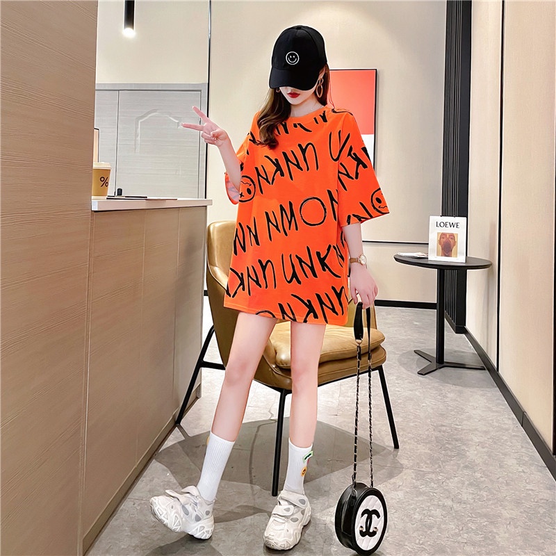 NRVP Áo thun tay ngắn cổ tròn phong cách Hàn Quốc thời trang mùa hè cho nữ 2022