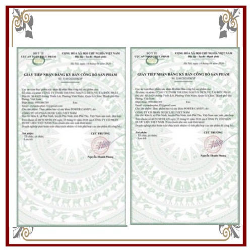 KẸO  SÂM  POWER CANDY - Kẹo tăng cường sinh lý nam-VIÊN (120k/1viên) | Thế Giới Skin Care