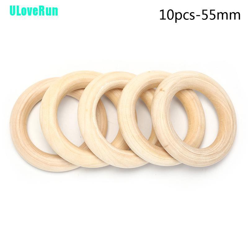 1 Túi Hạt Gỗ Tròn Tự Nhiên Dùng Làm Trang Sức DIY