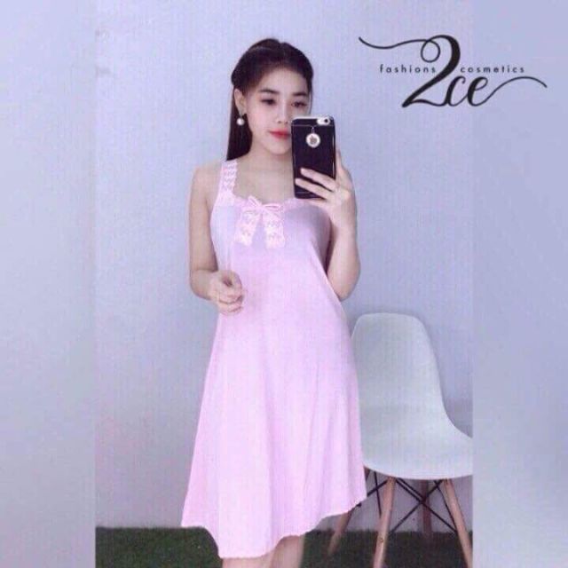 Đầm-Sale đầm ngủ thun lạnh