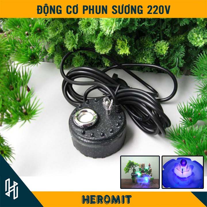 Máy Phun Sương 220V Động Cơ Phun Sương Khói Bể Cá