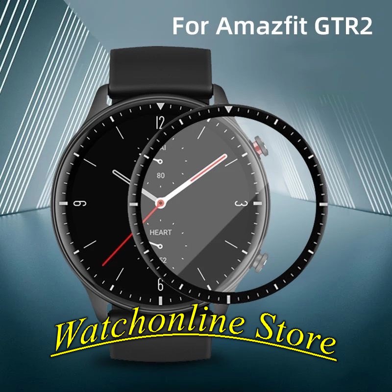 Cường lực màn hình 3D Cạnh Cong Amazfit GTR2 GTR 2 bảo vệ màn hình tuyệt đối