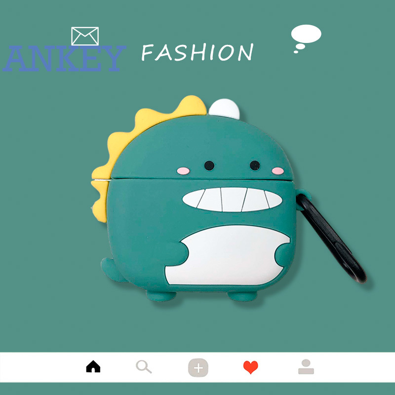 Ốp Vỏ Bảo Vệ Hộp Sạc Tai Nghe Bằng Silicon Hình Chú Vịt Dễ Thương Cho soundpeats air3 deluxe hs