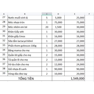 SET ĐỒ SƠ SINH TRỌN GÓI CỰC CHUẨN