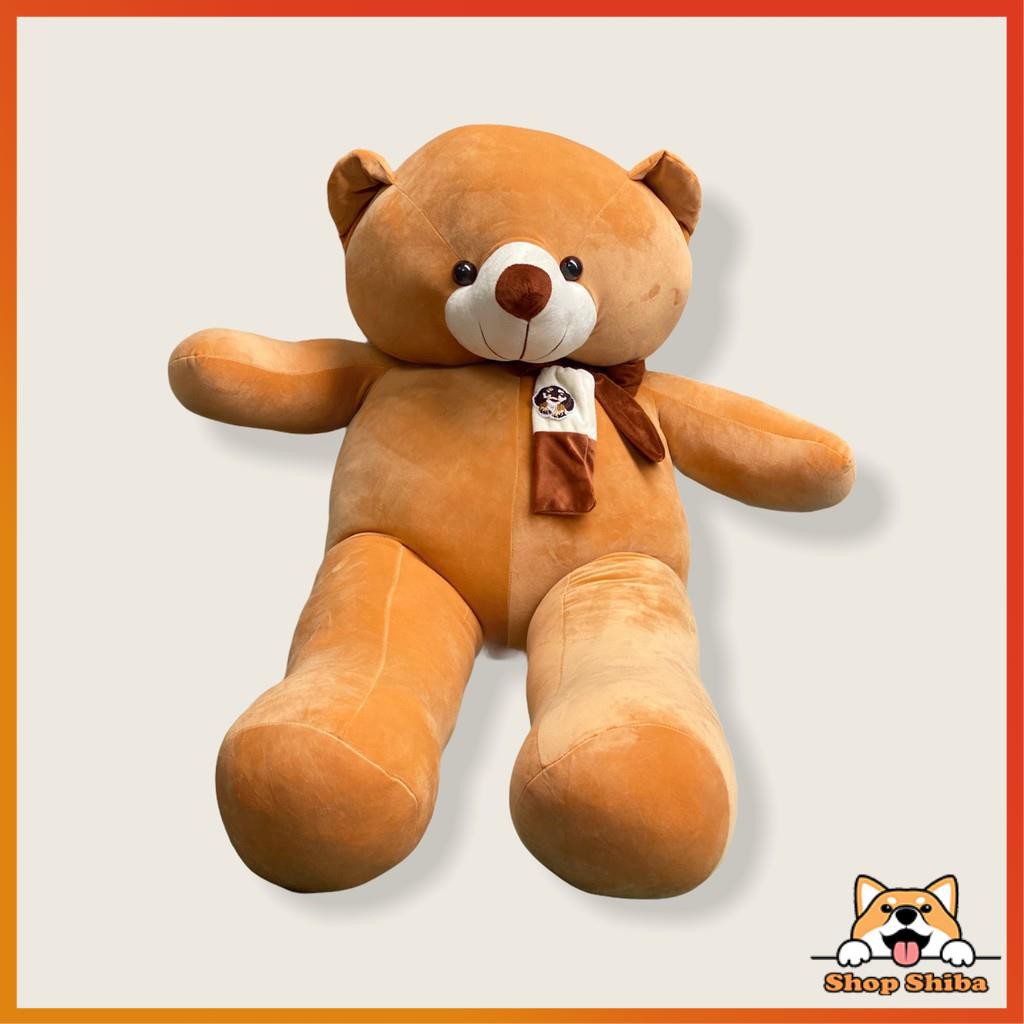 Gấu Bông Teddy Khăn 1M3 Siêu Mềm Mịn - Vải Nhung Co Giãn 4 Chiều