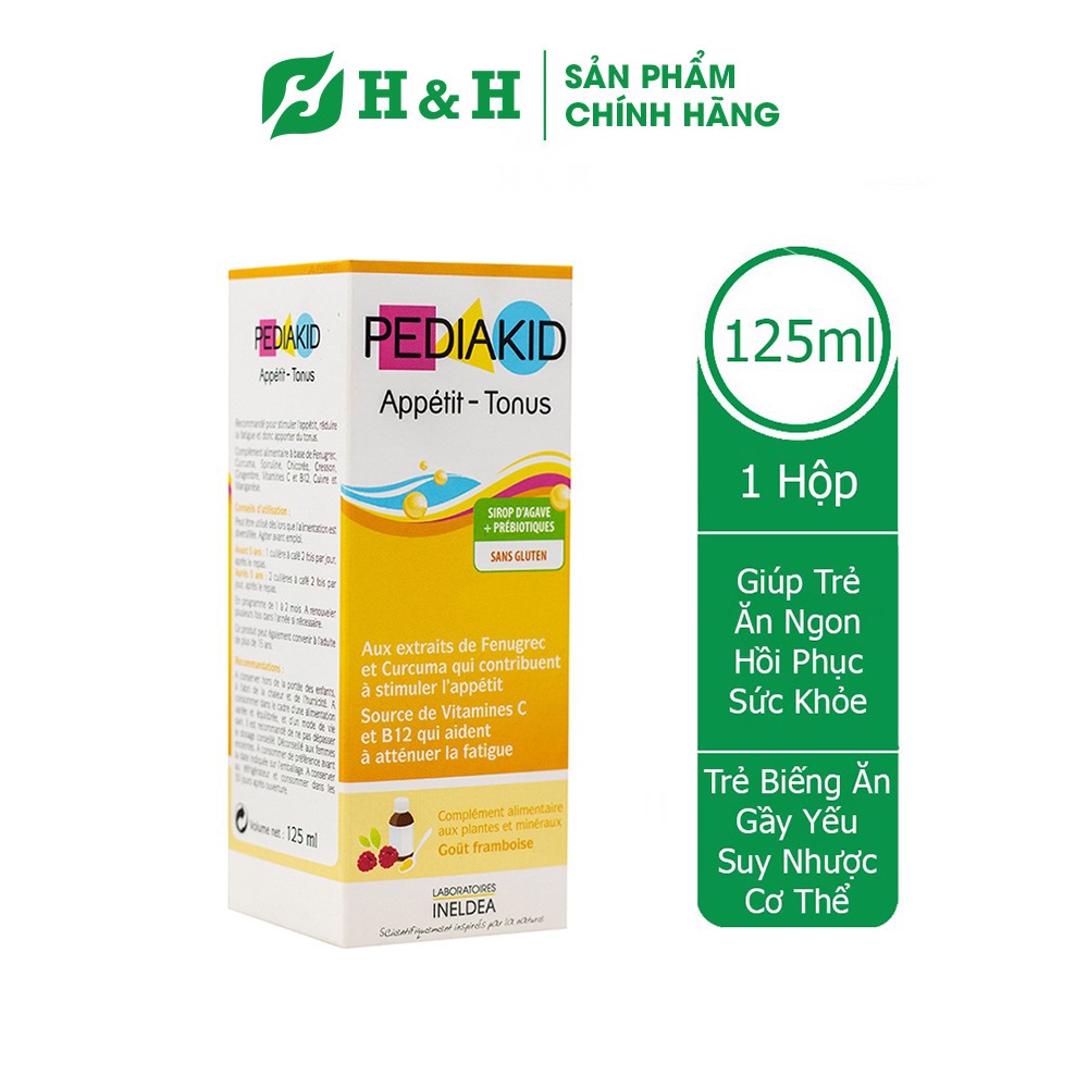 Thực phẩm bảo vệ sức khỏe PEDIAKID APPETIT TONUS – Hỗ trợ kích thích cảm giác thèm ăn, giảm mệt mỏi và phục hồi sức khỏe