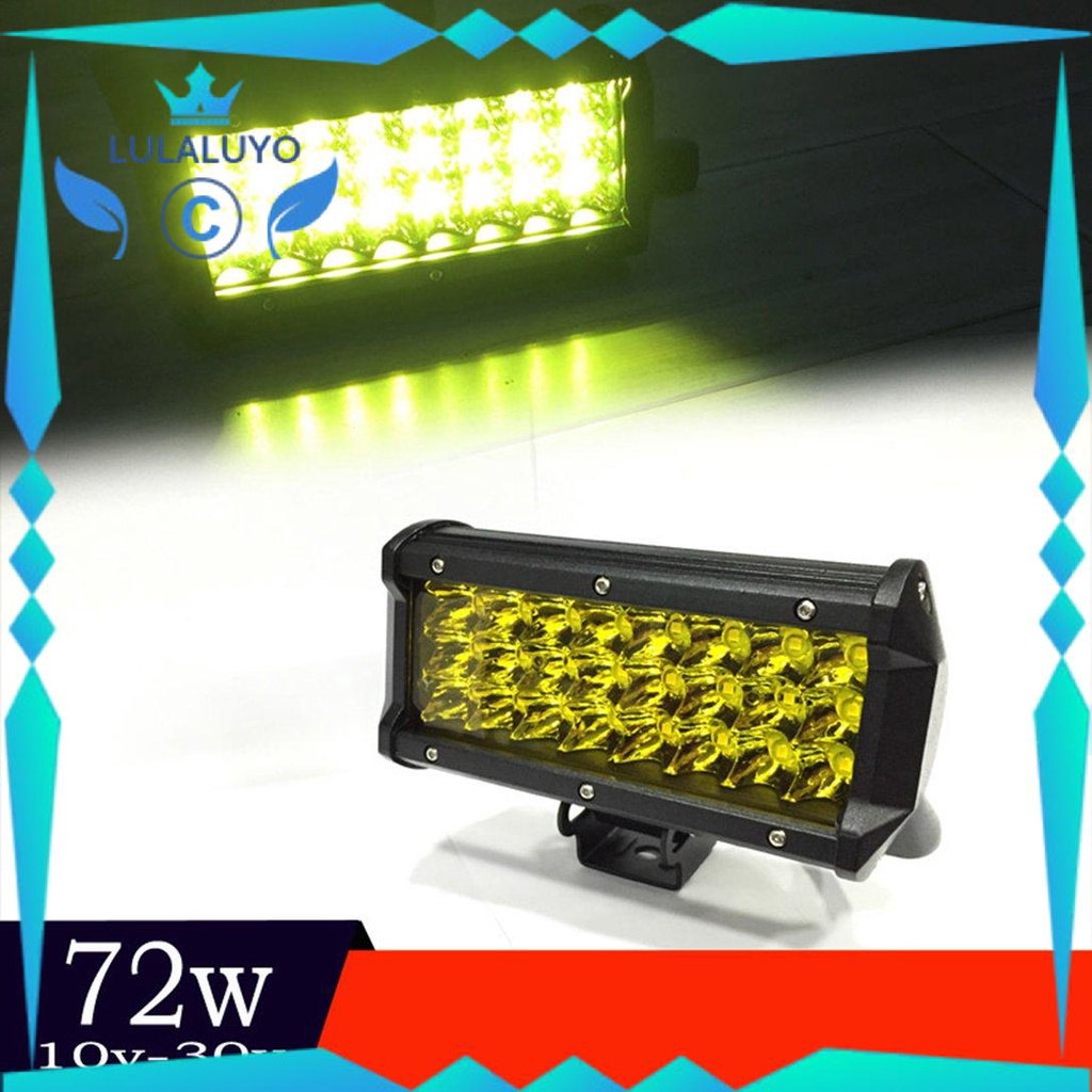 [Giá thấp] 24Led 72W Led Car Light Bar Work Light Led Off-Road Spotlight Driving Lamp .lu