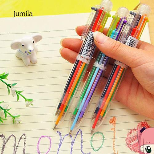 Bút bi 6 màu 0.5mm kiểu dáng sang trọng