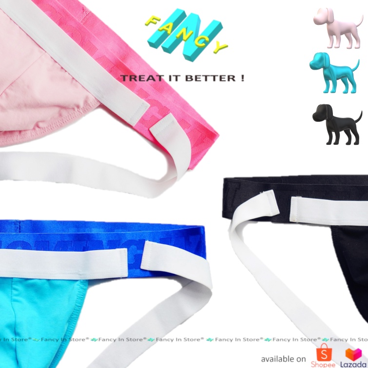 Quần Lót Nam Jockstrap DM Gợi Cảm, Sịp 2 Dây Sexy Phá Cách Cotton Thoáng Mát  Fancy In - jt008