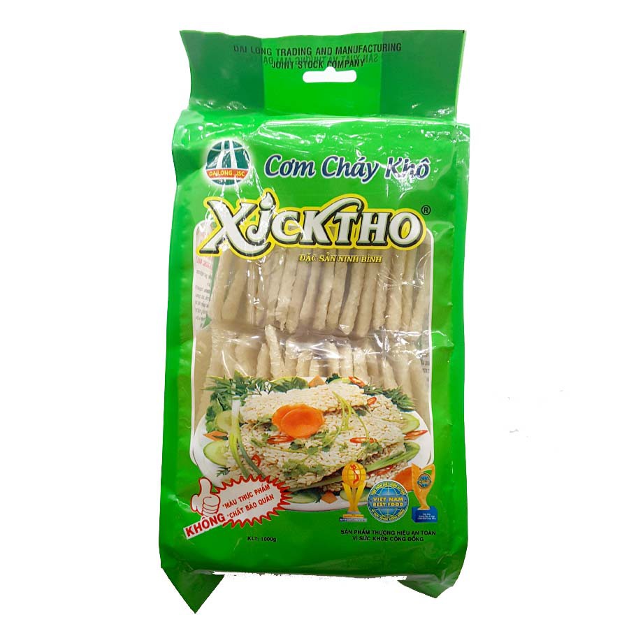 Cơm cháy khô Xicktho (Chưa chiên) 01kg -Đặc sản Ninh Bình- Vườn Đặc Sản