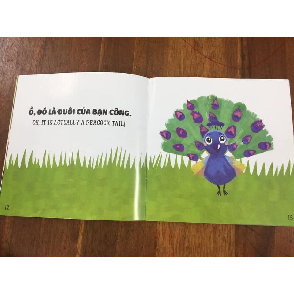 Sách - Song Ngữ Cho Bé - Ehon Nhận Biết - Cái Gì Thế Nhỉ?