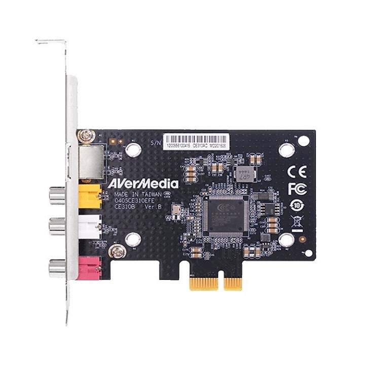 CARD CHUYỂN ĐỔI PCI EX SANG AV, S-VIDEO AVERMEDIA C725D CAO CẤP - CARD GHI HÌNH NỘI SOI, SIÊU ÂM CHUẨN AV, SVIDEO