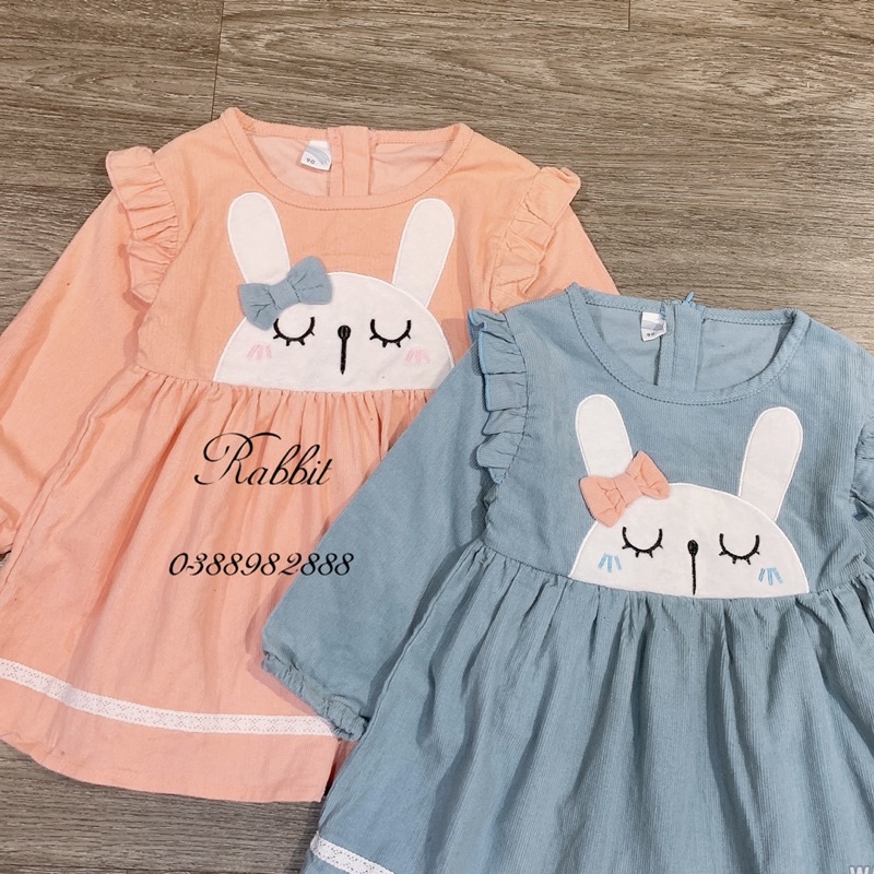 Váy nhung thỏ cute - HÀNG SALE KHÔNG ĐỔI