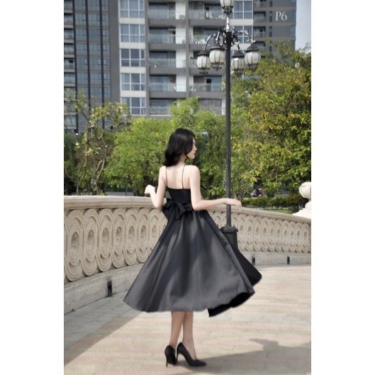 Đầm 2 Dây Cúp Ngực Nơ Lưng Cực Xinh - D0532