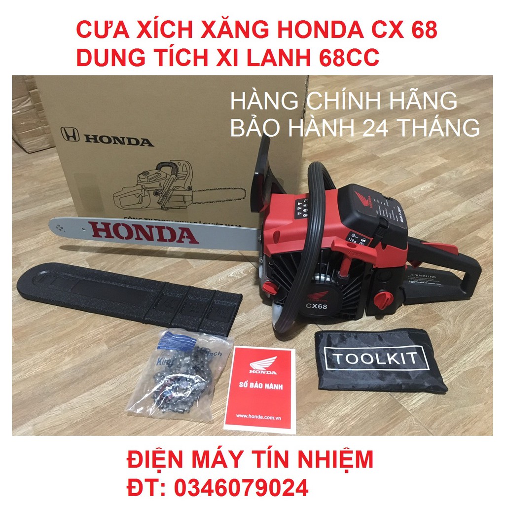 Máy cưa xích chính hãng H O N D A CX 68 bảo hành 24 tháng