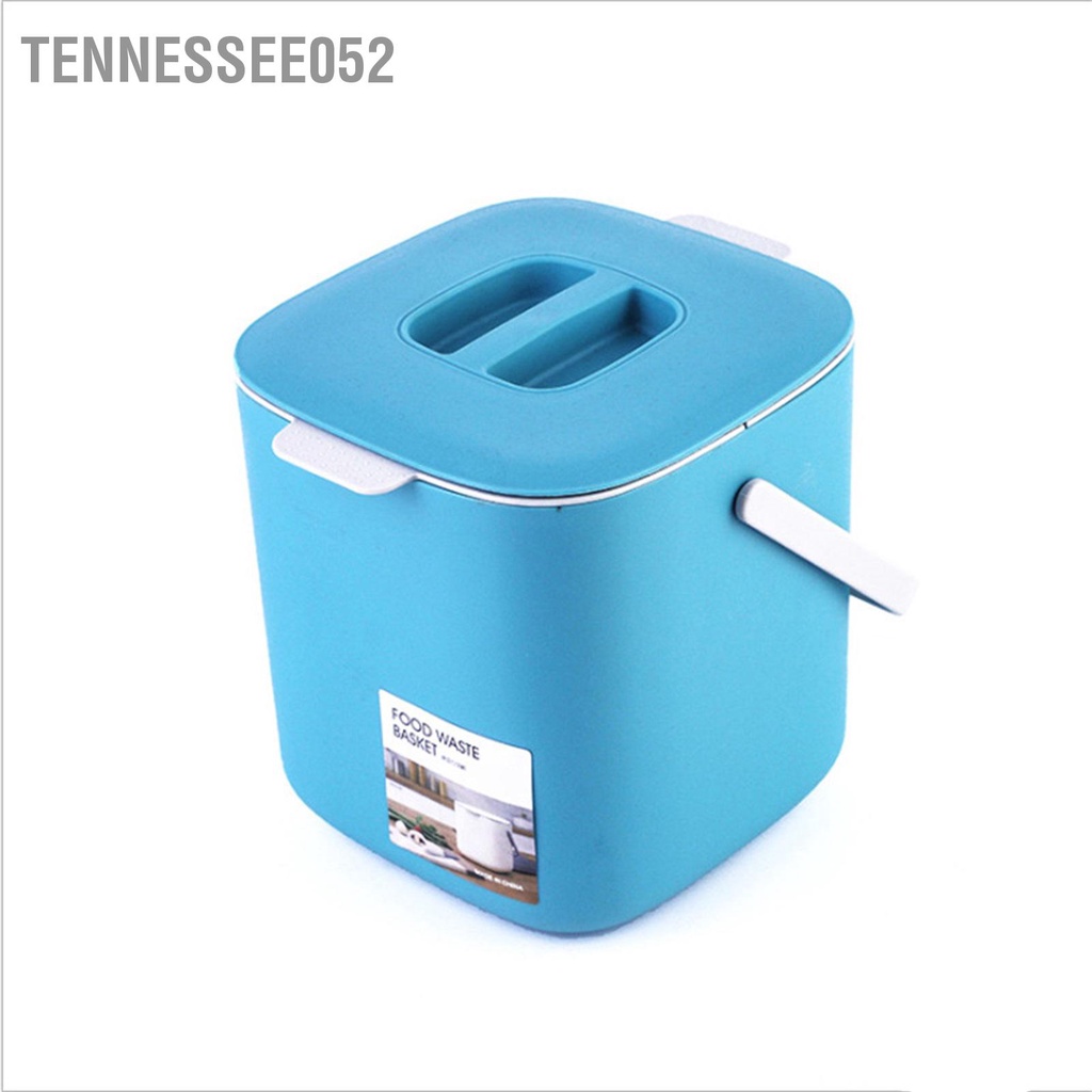 Tennessee052 Thùng rác để bàn Có thể tháo rời Tách khô ướt nhỏ di động có nắp xử lý cho Phòng ngủ nhà bếp trên ô tô