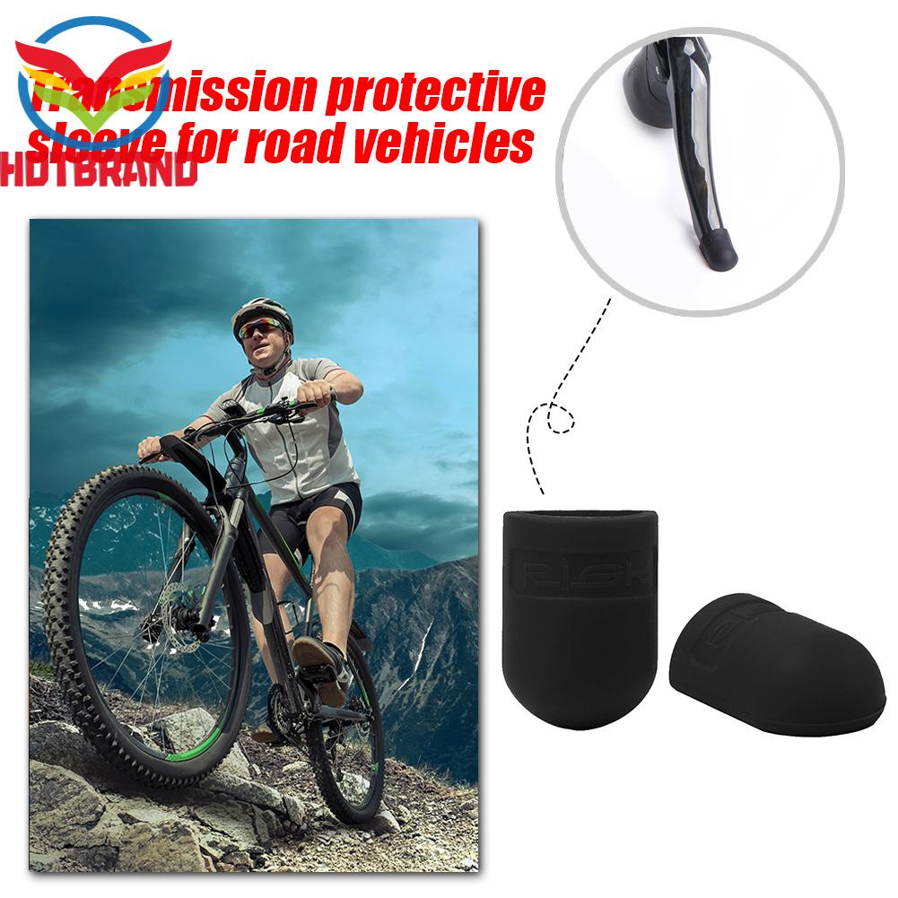 2 Miếng Bọc Bảo Vệ Tay Thắng Xe Đạp Bằng Silicon