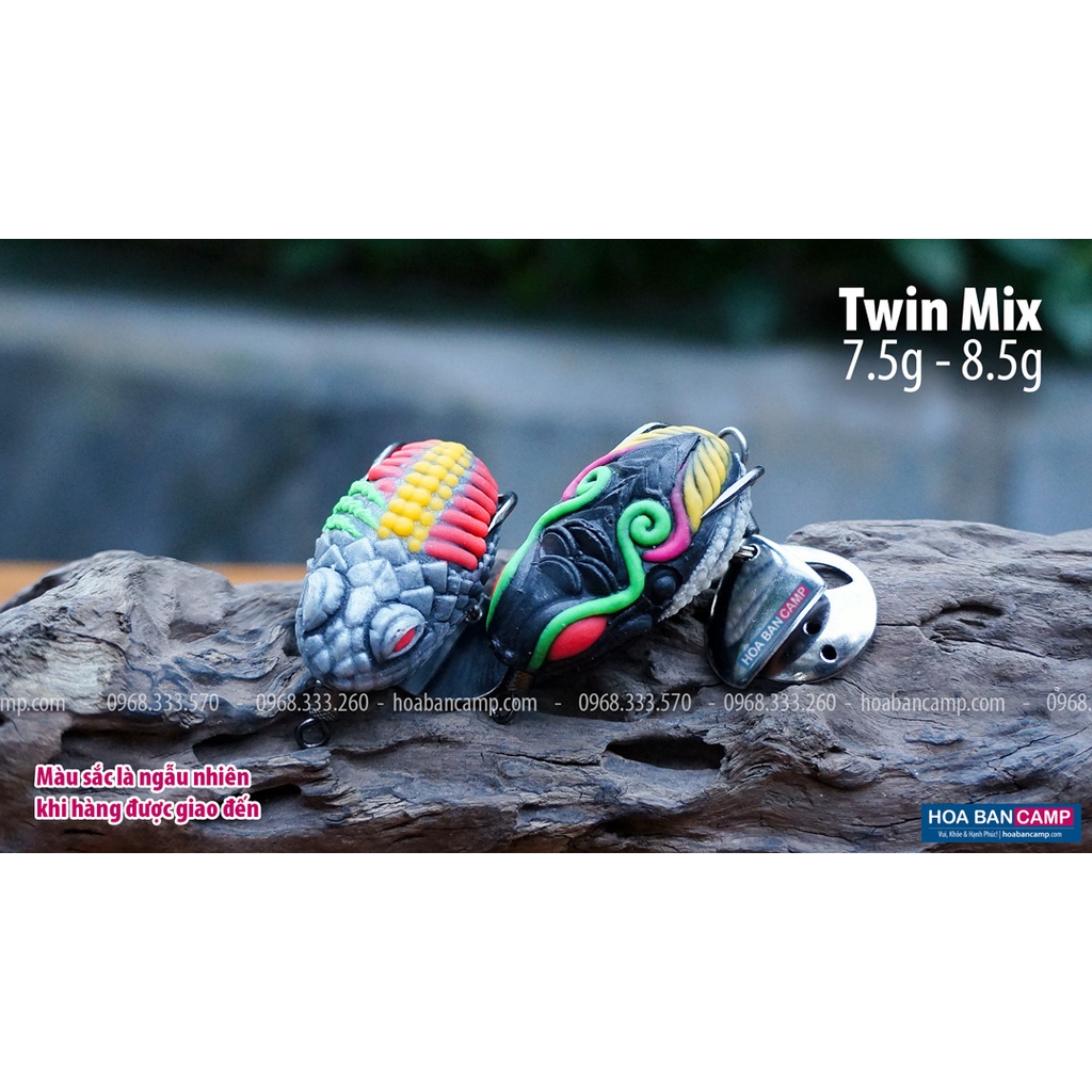 Mồi Nhái Hơi Armando Twin Mix | 7.5g – 8.5g