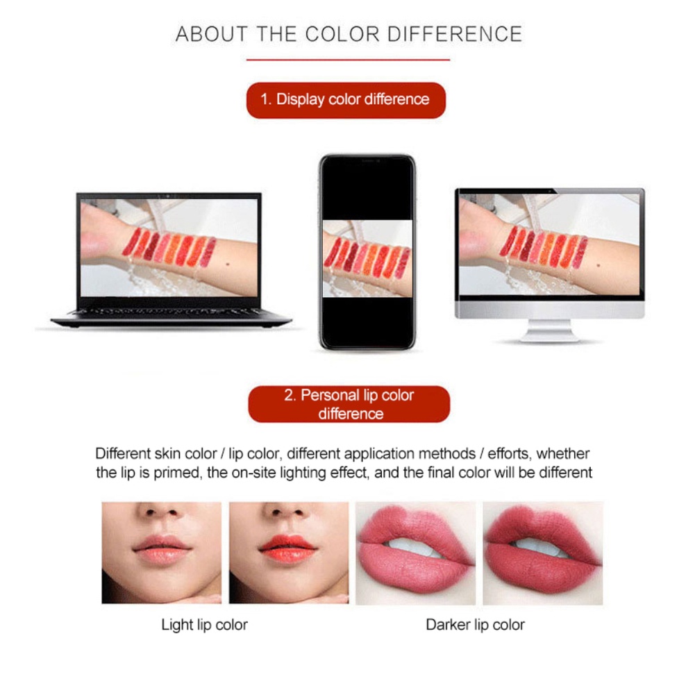 Kakashow Môi Men Matte Lip Son Môi Không Dính Cốc