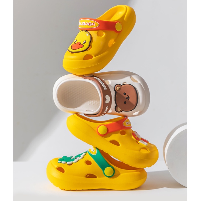 Dép sục crocs cho bé trai bé gái siêu nhẹ chống trượt