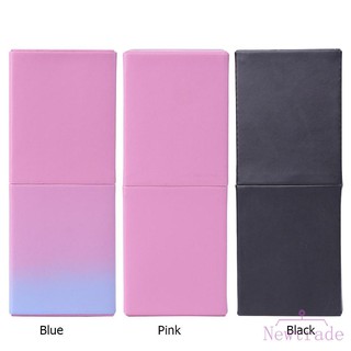 Cốc da vuông đựng cọ trang điểm