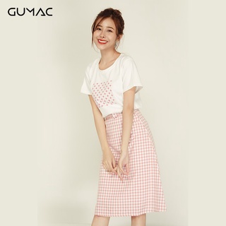 Chân váy đai nơ GUMAC VA905