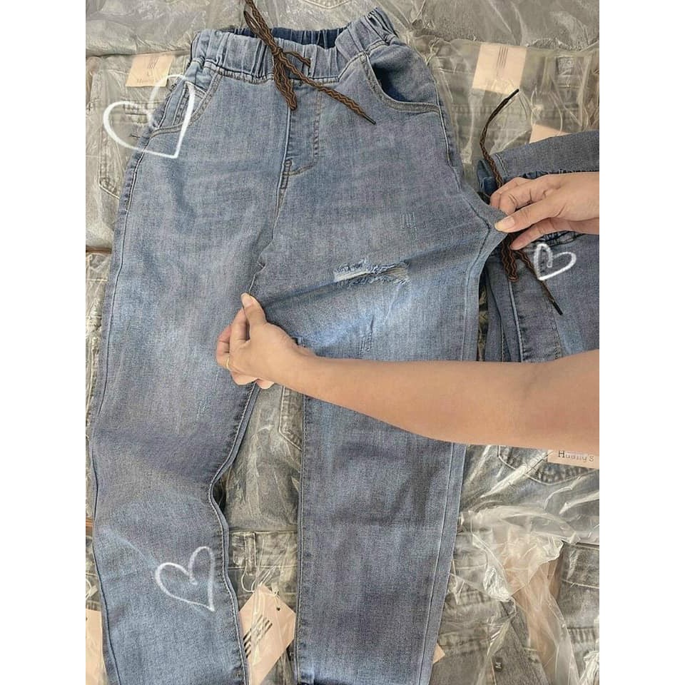 Quần jean bagy nữ 9 tấc GODO OUTFITS co dãn,lên form đẹp tôn dáng Jean01