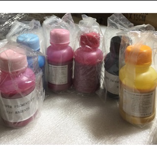 Bộ mực dầu pigment dùng cho máy in epson l310/ l805/ l1300/ l1800... 100ml