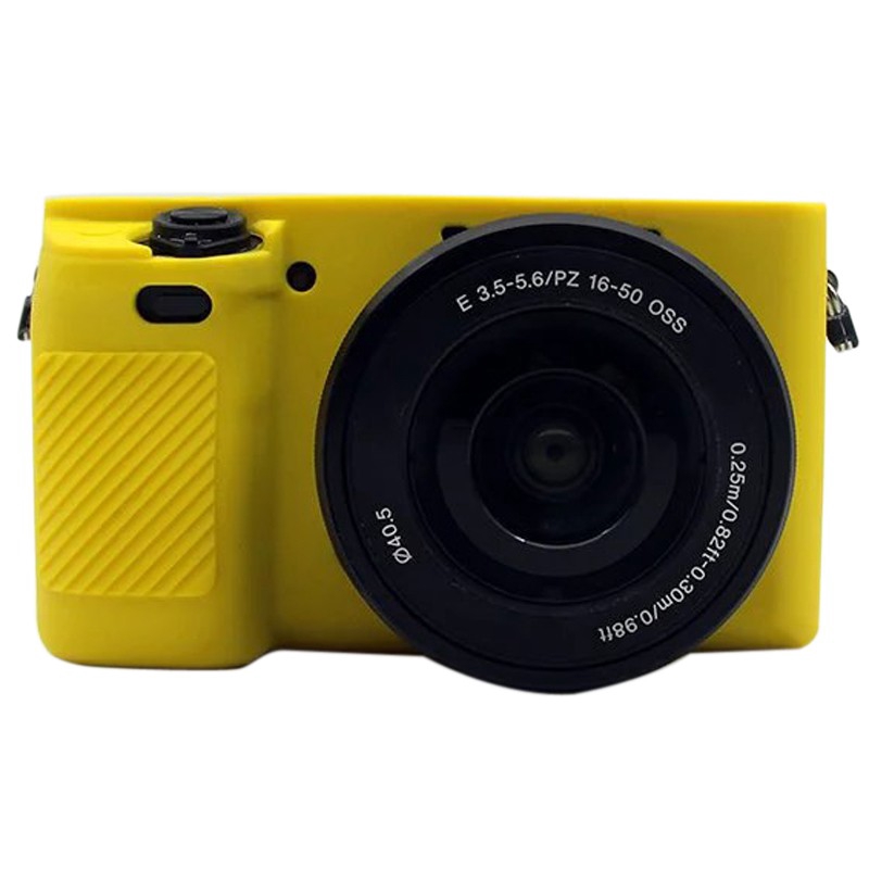 Vỏ máy ảnh cao su silicon mềm cho Sony A6300 ILCE-6300 A6400 ILCE-6400 A6100 ILCE-6100