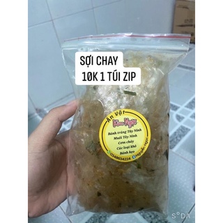 100g bánh tráng sợi chay đựng túi zip