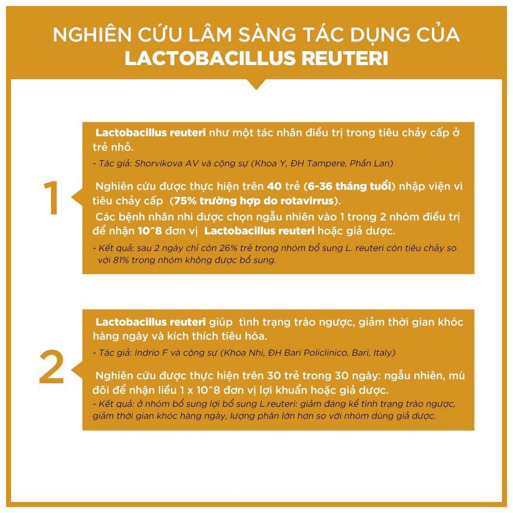 Men vi sinh Probiotic L.Reureti Drops  - Bổ sung lợi khuẩn, cải thiện hệ vi sinh đường ruột I Nhập Ý.thuochieuqua
