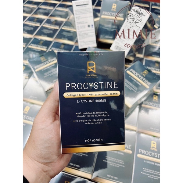 Viên uống Procystine giảm mụn, trắng da hộp 60 viên