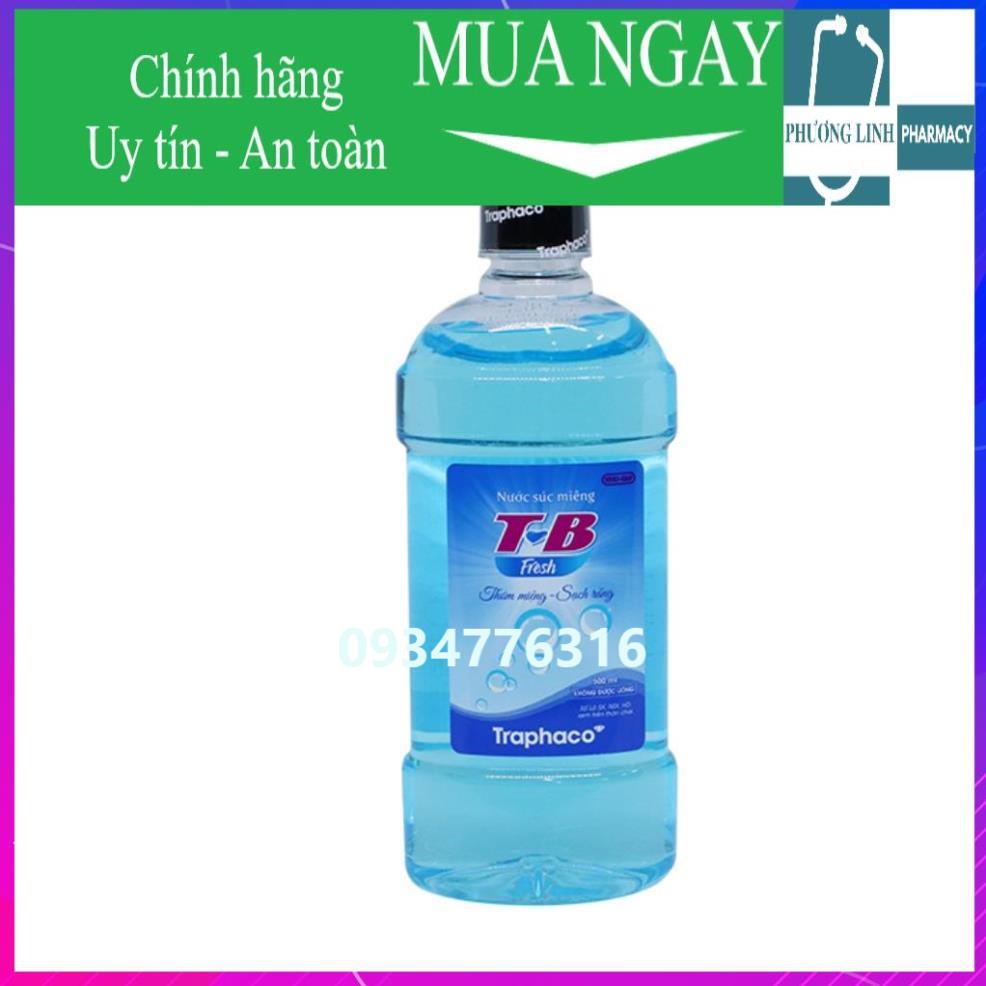 ✅ Nước súc miệng T-B Fresh Traphaco 500ml