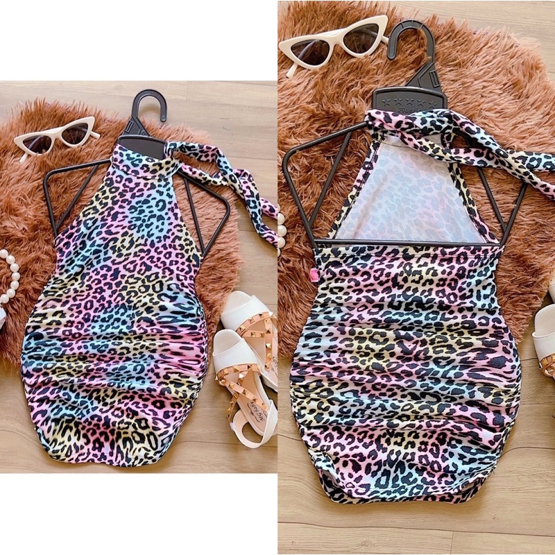 Đầm body hở lưng cho be gái