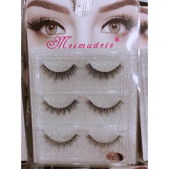 Lông Mi Chồn Giả Meimudele 3D