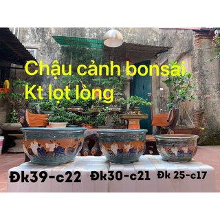 Chậu tròn bát tiên /chậu trồng cây bonsai/chậu trồng cây cảnh /chậu trồng cây kiểng