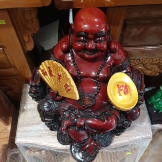 Tượng ông di lặc bột đá cao 38cm