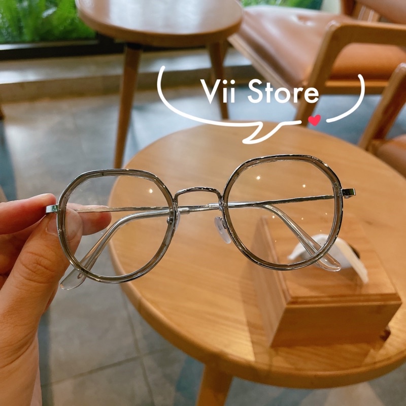 Kính mắt kim loại vintage đa giác 110