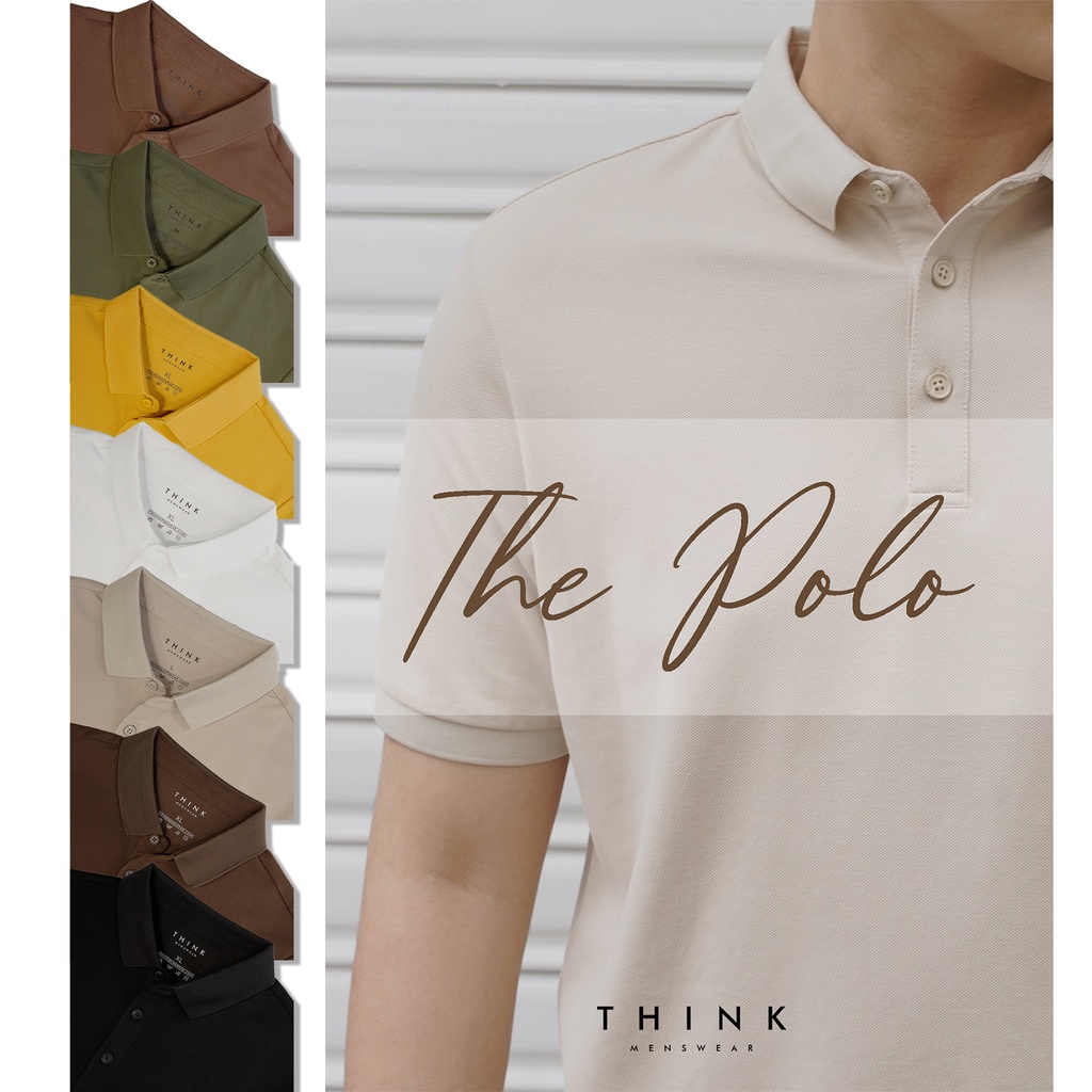 Áo Polo Basic Trơn #0202 by THINK Menswear