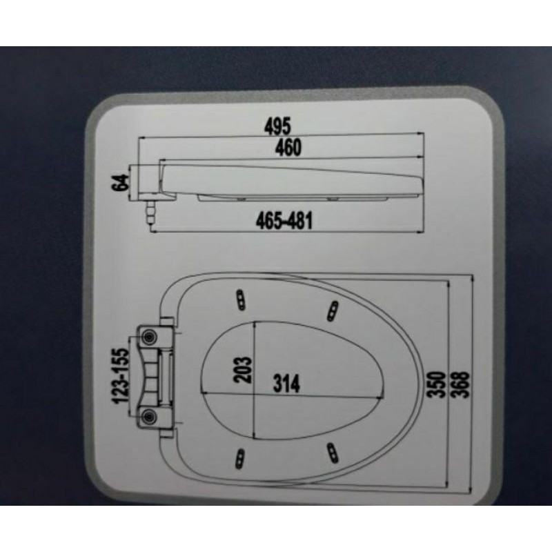 NẮP BÀN CẦU THAY THẾ TC385VS TOTO