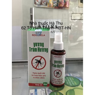 ( 60 ml ) Xịt chống muỗi Vương Tràm Hương - ngăn ngừa muỗi đốt và các loại côn trùng hiệu quả