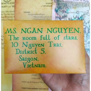 Combo thư nhập học Hogwarts trong Harry Potter